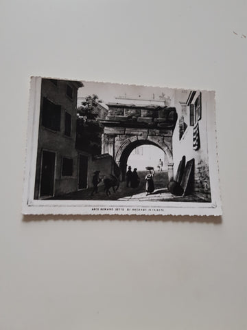 AK Arco Romano Detto di Riccardo in Trieste. Trieste Anno 1850.