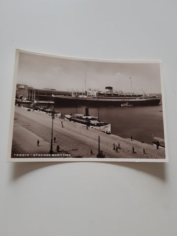 AK Trieste Stazione Marittima. (1936)