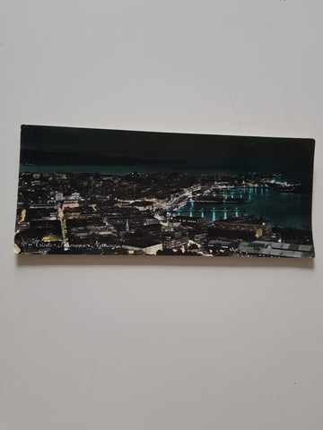 AK Trieste. Panorama Notturno.