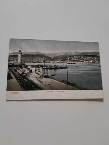 AK Trieste Lanterna - Leuchtturm.