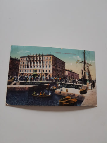 AK Trieste Canale Ponte Rosso.
