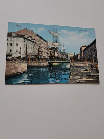 AK Trieste. Canal grande.