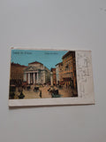 AK Saluti da Trieste. Piazza della Borsa. Gelaufen 1900.