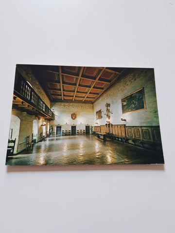AK Gorizia. Interno del Castello Sala degli Stati Provinciali.