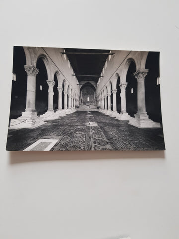AK Aquileia. Interno della Basilica di Poppone.