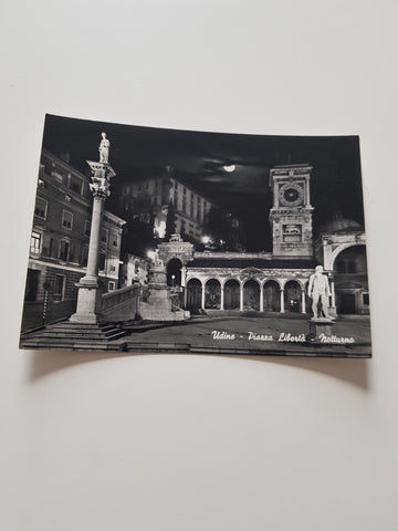 AK Udine. Piazza Liberta Notturno.