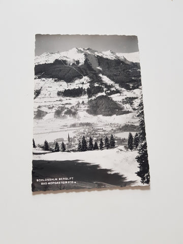 AK Bad Hofgastein. Schlossalm Berglift.