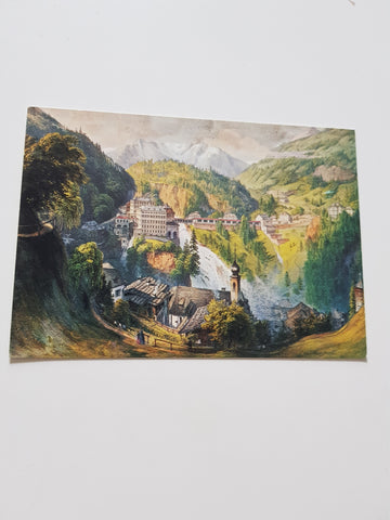 AK Wildbad Gastein (nach einer Lithografie von Libay, nach Emil Löhr aus dem Gasteiner Museum)