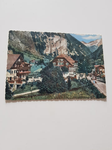 AK Badgastein. Kötschachtal Gaststätte Hotel Grüner Baum.