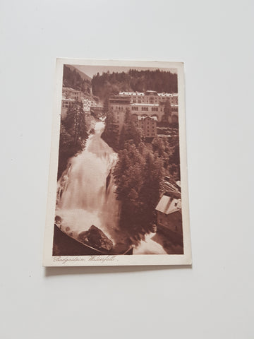AK Badgastein Wasserfall.