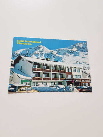 AK Obertauern. Hotel International Kupferstuben. Bes. Arch. Dipl. Ing. F. Kirchner.