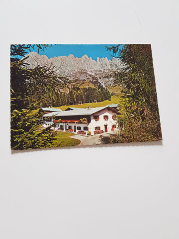 AK Mitterbergalm mit Manndlwand. Fam. Kreuzberger-Gschwandtner. Mühlbach/Hochkönig.