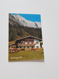 AK Rasthütte Mitteregg-Alm. Bes. J. u. M. Mitteregger. Mühlbach am Hochkönig.