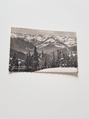 AK Fernblick vom Hochkeil auf Goldbergtauern.