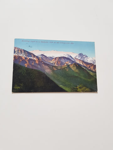AK Hochkönig u. Hochseiler mit Uebergossener Alpe.