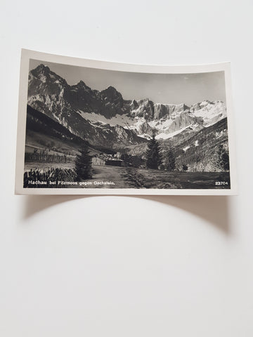 AK Hachau bei Filzmoos gegen Dachstein. (1935)