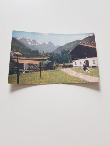 AK Am Eingang ins Blühnbachtal.