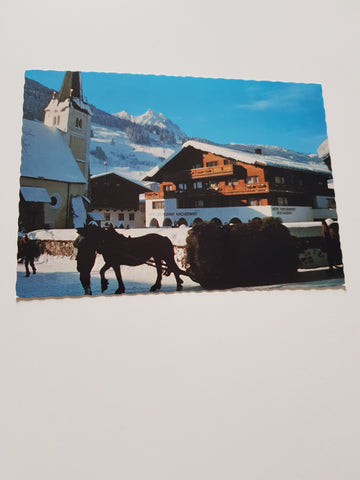 AK Dorfgastein. Hotel Restaurant Kirchenwirt. Familie Köstinger.