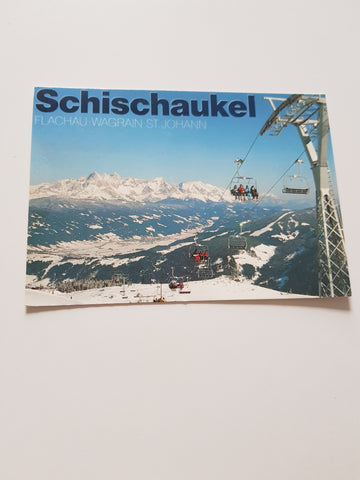 AK Schischaukel Flachau Wagrain St. Johann.