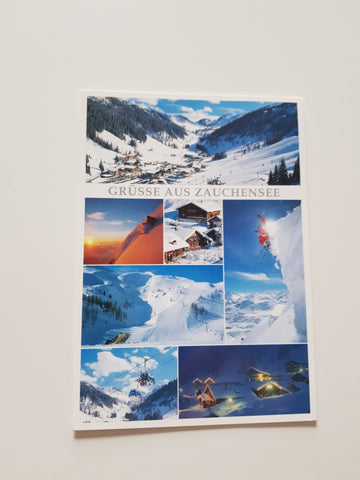 AK Grüße aus Zauchensee.