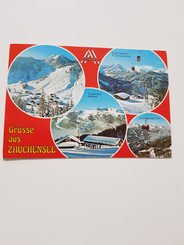 AK Grüsse aus Zauchensee.