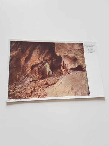 AK Dachstein-Rieseneishöhle bei Obertraun. Im Bachtunnel Korsa.