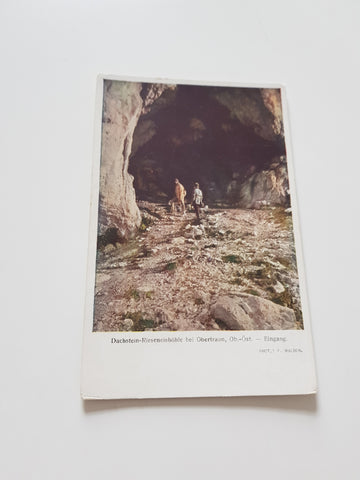 AK Dachstein-Rieseneishöhle bei Obertraun. Eingang.