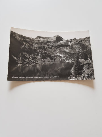 AK Sölker Tauern. Hohensee gegen Schönkarspitze. (1960)