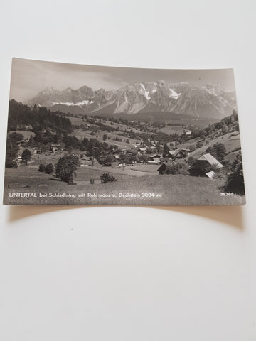 AK Untertal bei Schladming mit Rohrmoos u. Dachstein.