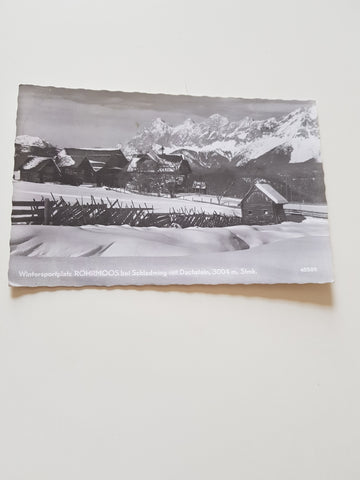 AK Rohrmoos bei Schladming mit Dachstein. (1962)