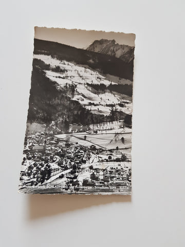 AK Schladming gegen Fastenberger Schiwiesen. (1955)