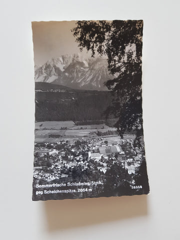 AK Schladming geg. Scheichenspitze. (1962)