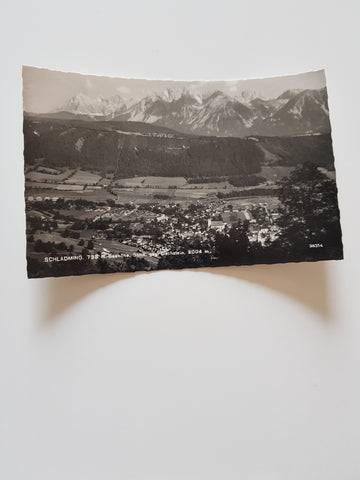 AK Schladming gegen Dachstein. (1958)