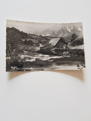 AK Alte Mühle in Untertal bei Schladming. (1960)