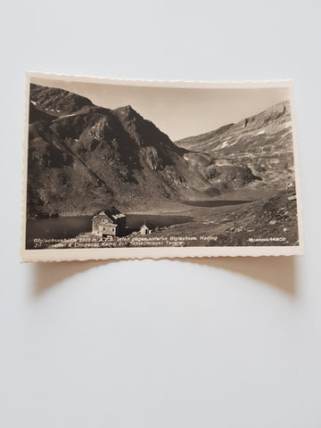 AK Giglachseehütte A.V.S. Wien gegen unteren Giglachsee, Hading...