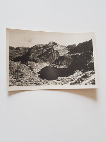 AK Oberer Klaffersee mit Greifenstein, Reislingkogel und Kapuzinerberg. Im Hintergrund die Hochwildstelle. (1928)