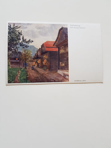 AK Schladming. Alte Knappenhäuser. (Arnsburg, pinx)