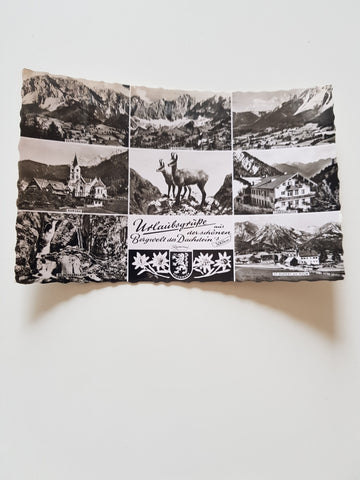 AK Ramsau. Urlaubsgrüße aus der schönen Bergwelt des Dachsteins.