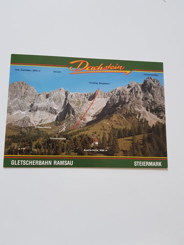 AK Dachstein. Gletscherbahn Ramsau.