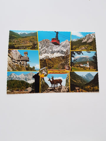 AK Grüße aus der Bergwelt des Dachsteins.