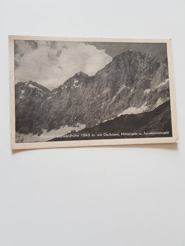 AK Dachsteinsüdwandhütte mit Dachstein...