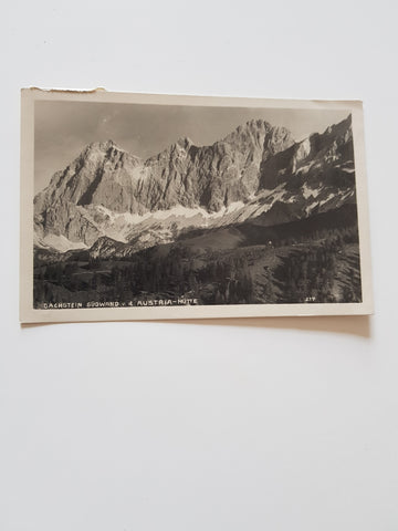 AK Dachstein Südwand v. d. Austriahütte.