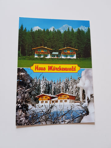 AK Ramsau am Dachstein. Haus Märchenwald. Elfriede Royer. Vorberg 340.