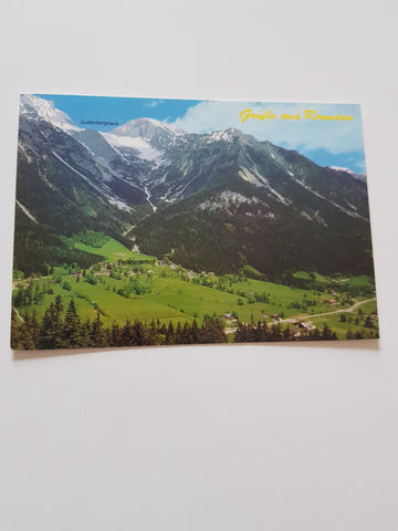 AK Grüße aus Ramsau. Wandergebiet Feistererhof - Guttenberghaus.