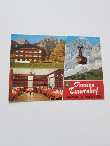 AK Ramsau am Dachstein. Pension Tauernhof. Bes. H. u. Th. Putz.