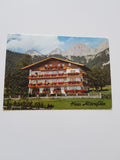 AK Ramsau am Dachstein. Frühstückspension Alpenglühn. Bes. R. u. M. Stocker.