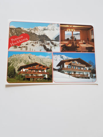 AK Ramsau am Dachstein. Pension Hochkönig. Perner Franz und Hanni.