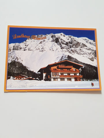 AK Ramsau - Schildlehen 36. Hotel Pension Landhaus Ramsau Fam. Walter Walcher.