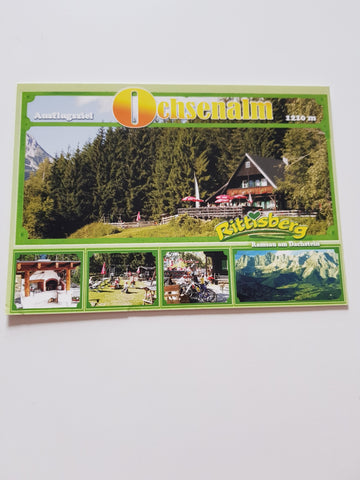 AK Jausenstation Ochsenalm. Fam. Walcher. Ramsau am Dachstein.