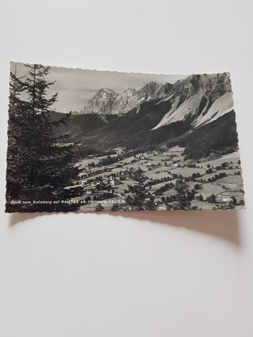 AK Blick vom Kulmberg auf Ramsau am Dachstein. (1959)